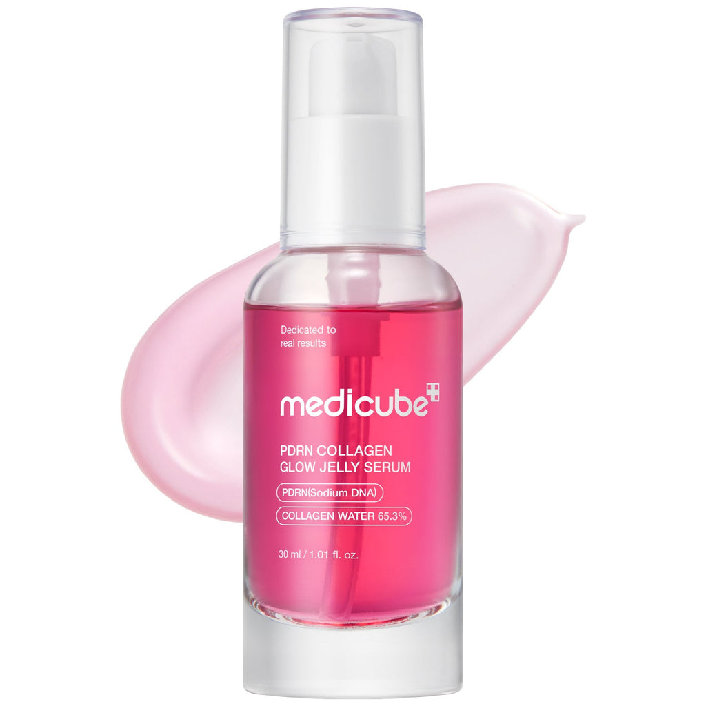 PDRN Pink Collagen Glow Jelly Serum - Fresh Skin Routine