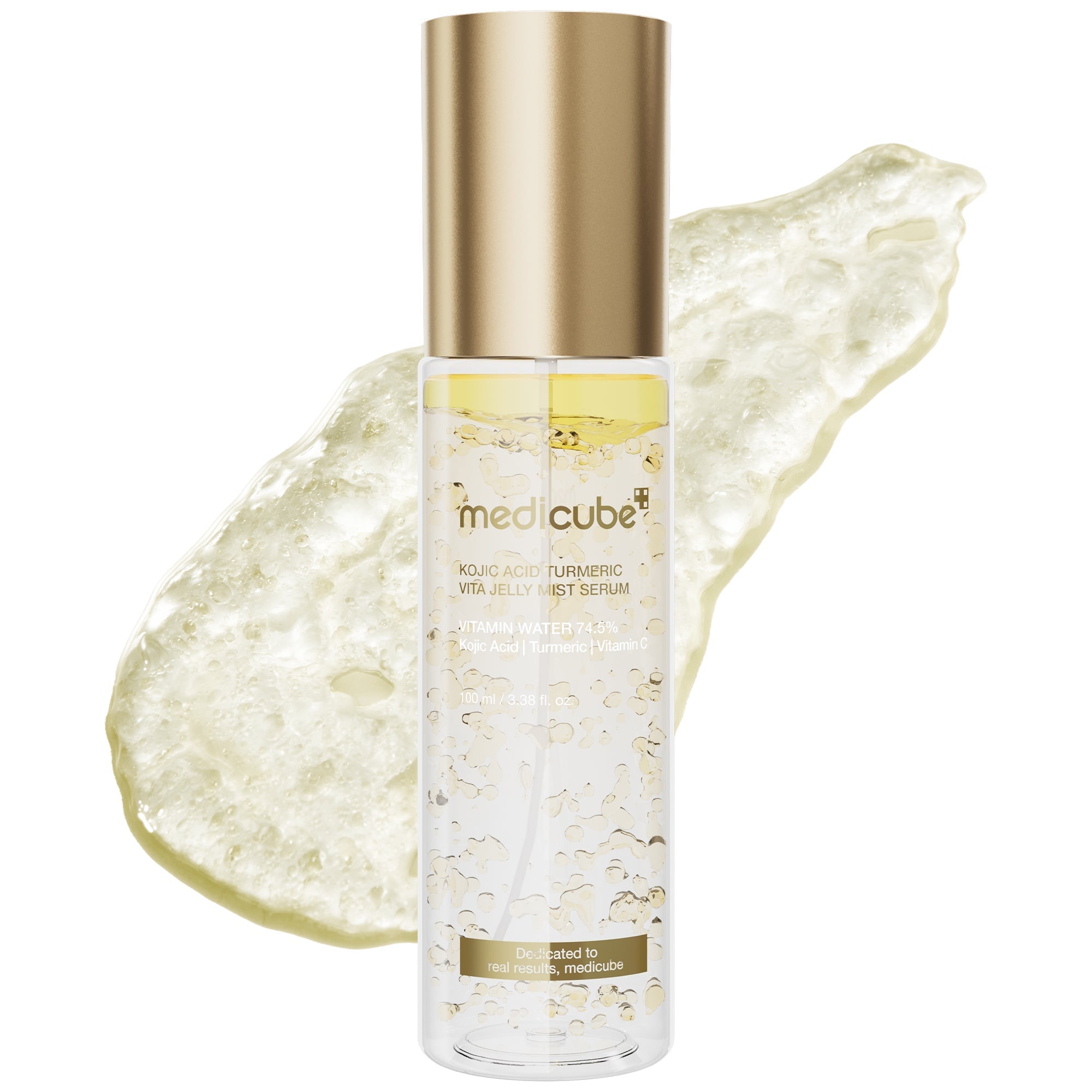 Kojic Acid Turmeric Vitamin Gold Jelly Mist Serum - Daily Glow Care