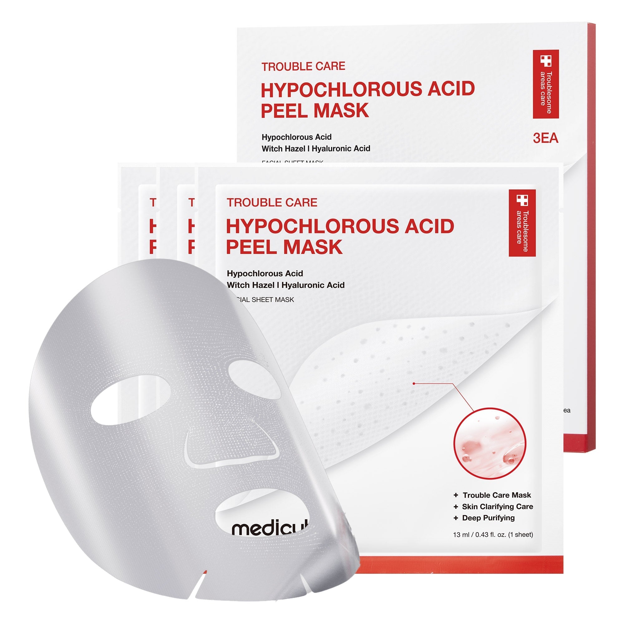 Hypochlorous Acid Peel Mask - Fresh Face Routine