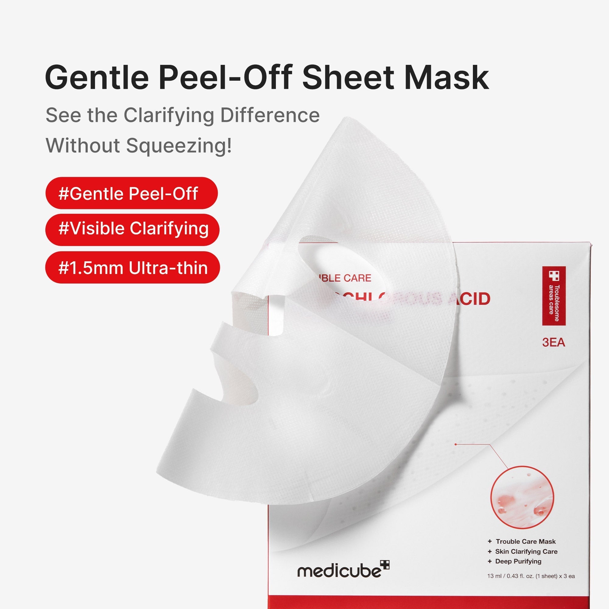 Hypochlorous Acid Peel Mask - Fresh Face Routine