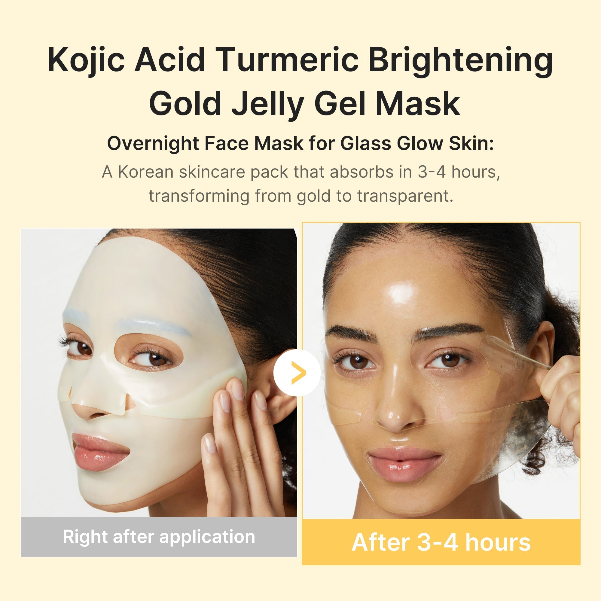 Kojic Acid Turmeric Gold Jelly Gel Mask - Daily Refresh