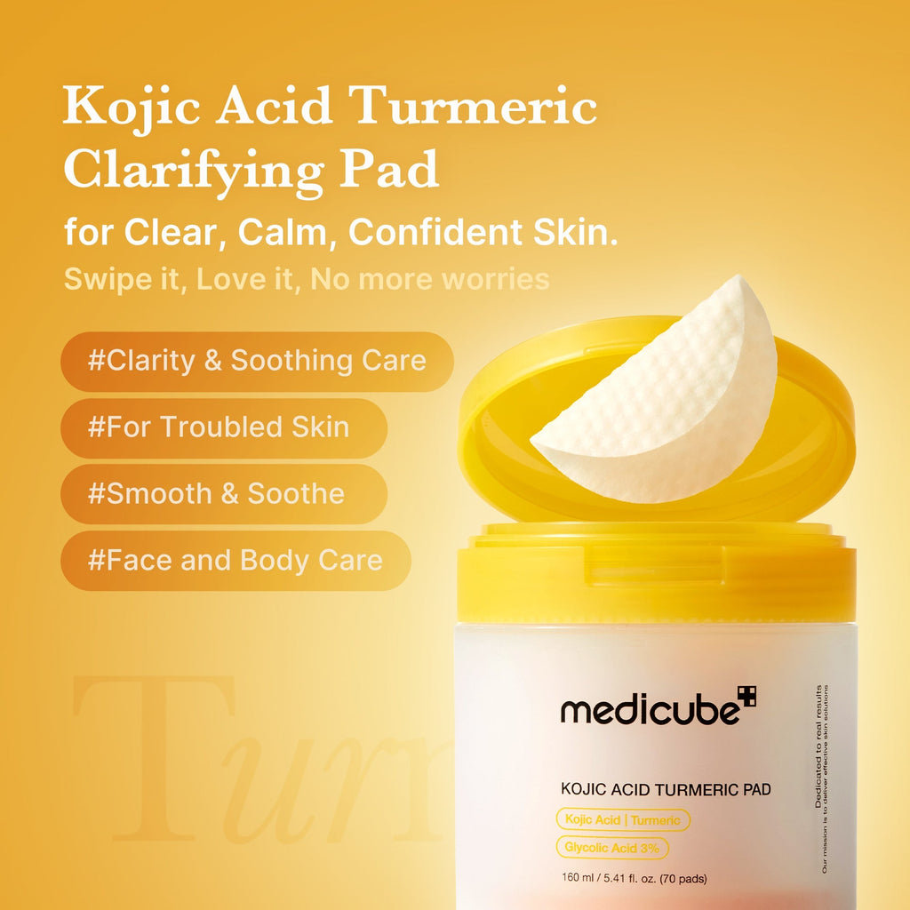 Kojic Acid Tumeric Toner Pad - Modern Skincare