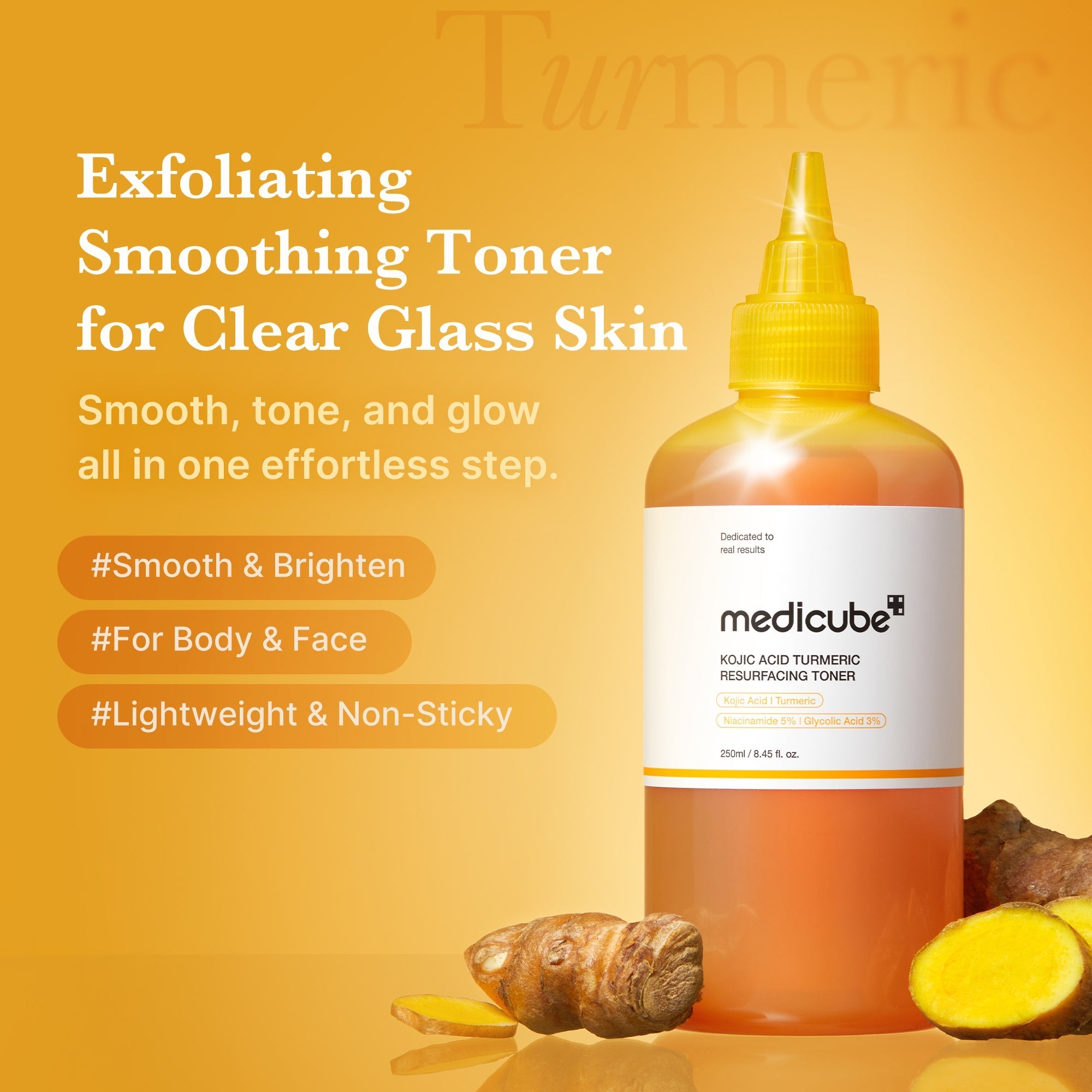 Kojic Acid Turmeric Toner - Made for Skin Care