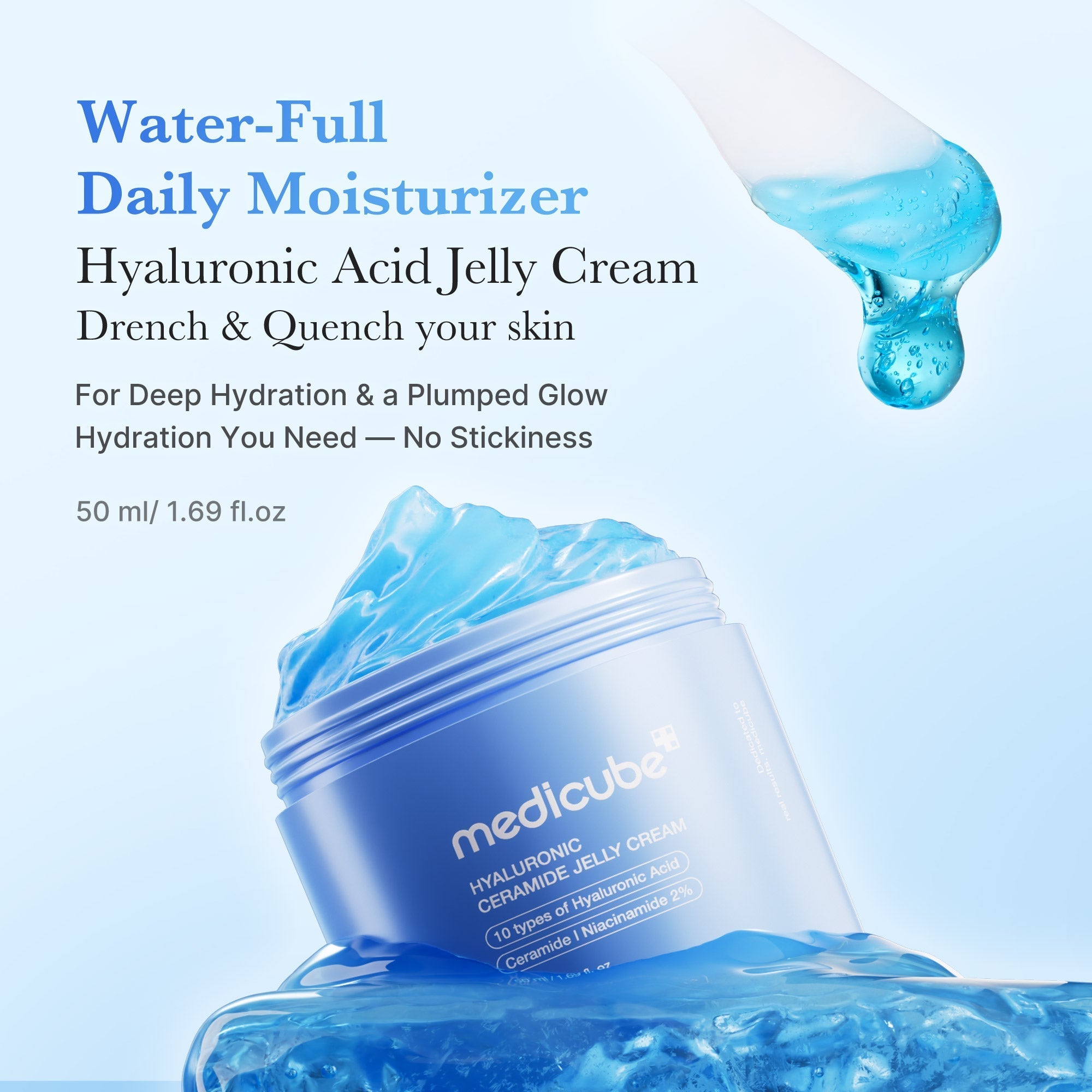 Hyaluronic Ceramide Moisturizing Jelly Cream - Hydration Made Easy