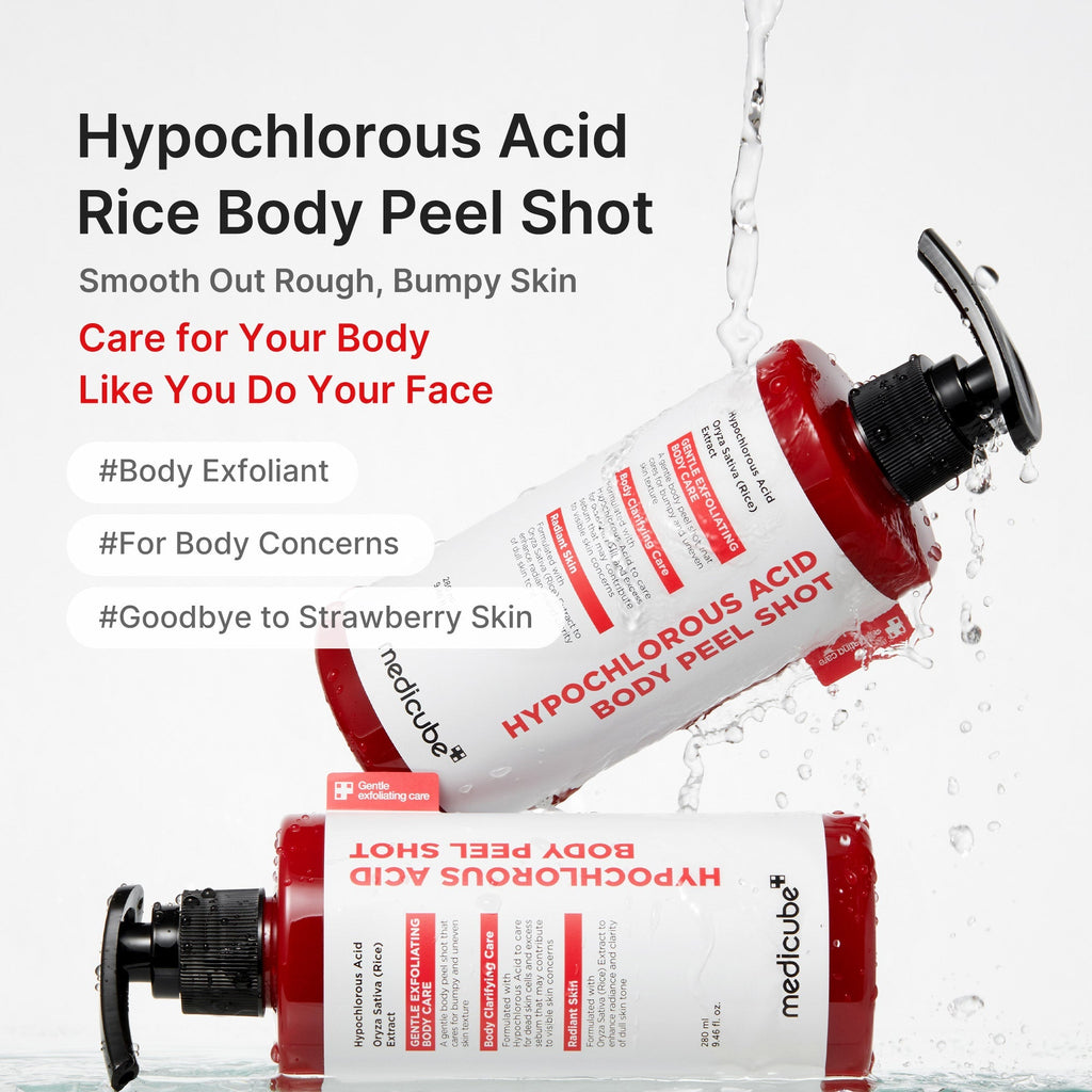 Hypochlorous Acid Rice Body Peel Shot - Glow for Real Life
