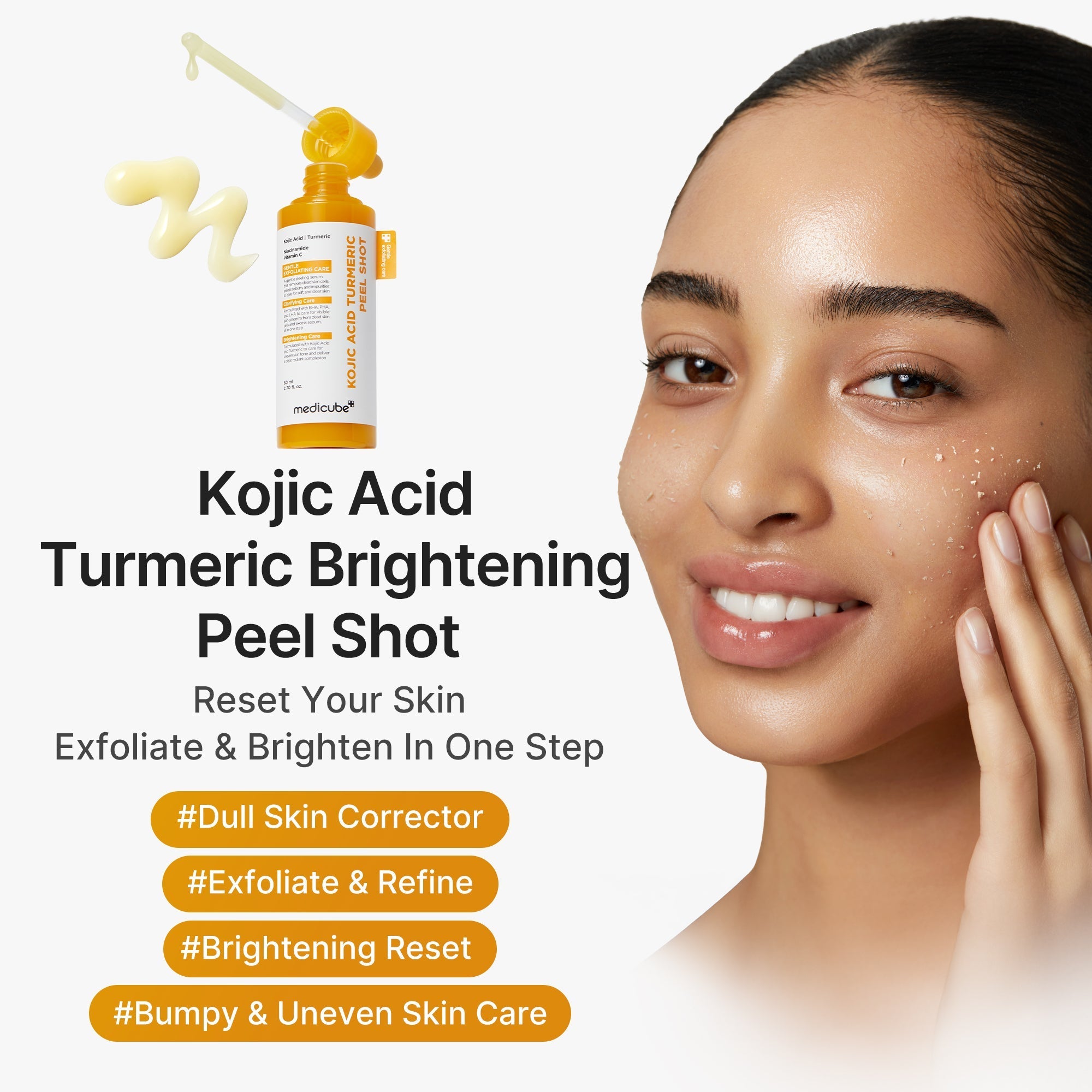 Kojic Acid Turmeric Peel Shot - Routine Made Easy