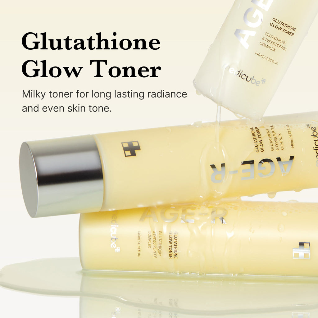 AGE-R Glutathione Glow Milk Toner - Skincare Favorites