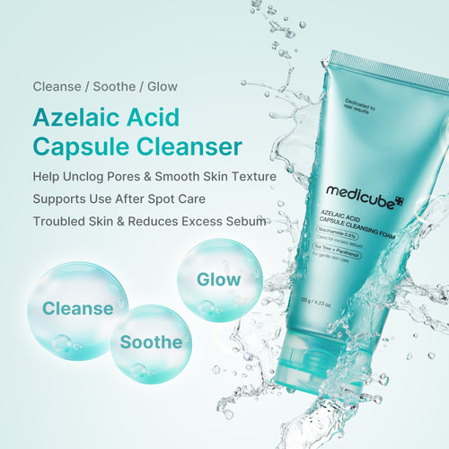 Azelaic Acid Capsule Foam Cleanser - Made for Your Routine