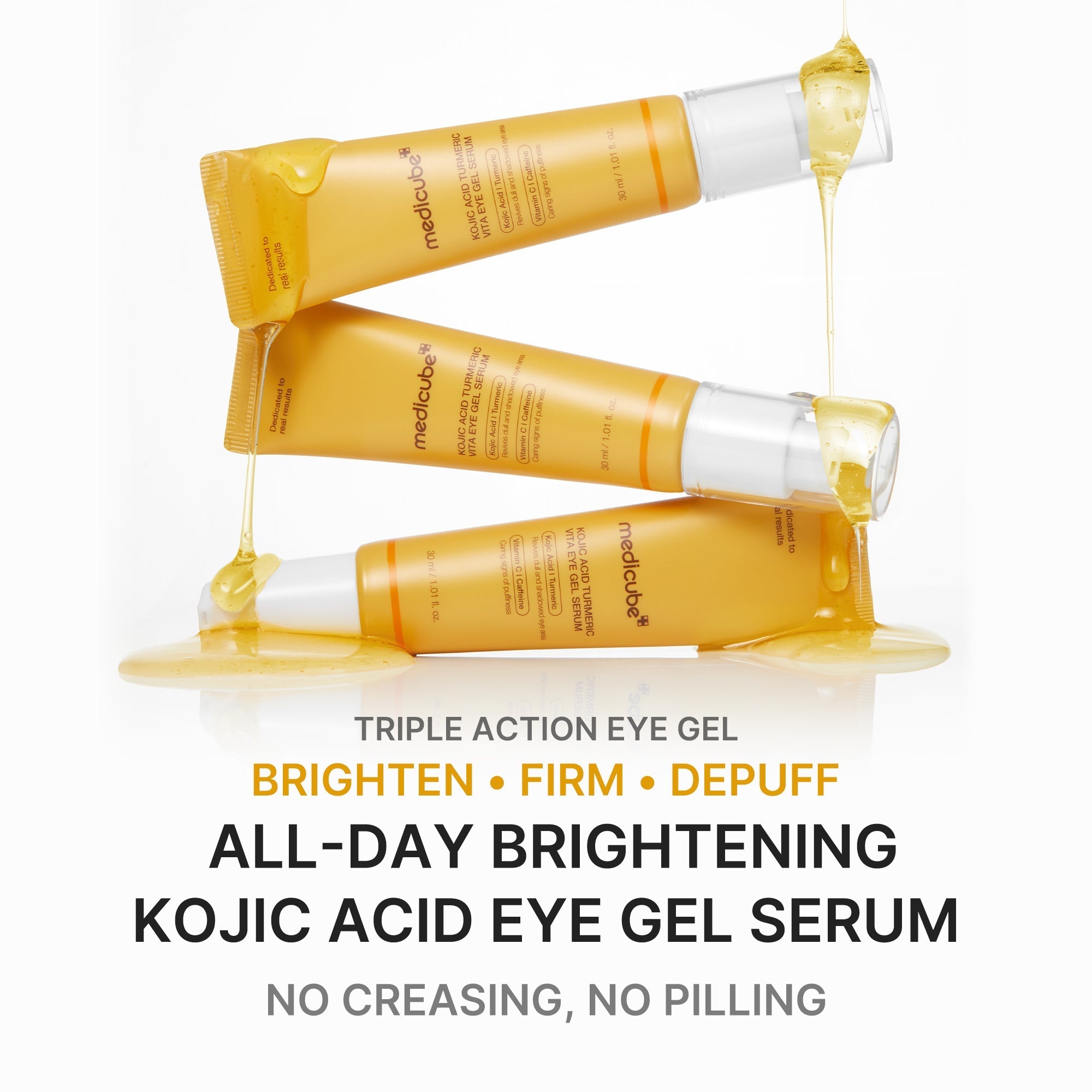Kojic Acid Tumeric Eye Gel Serum - Your Glow Care