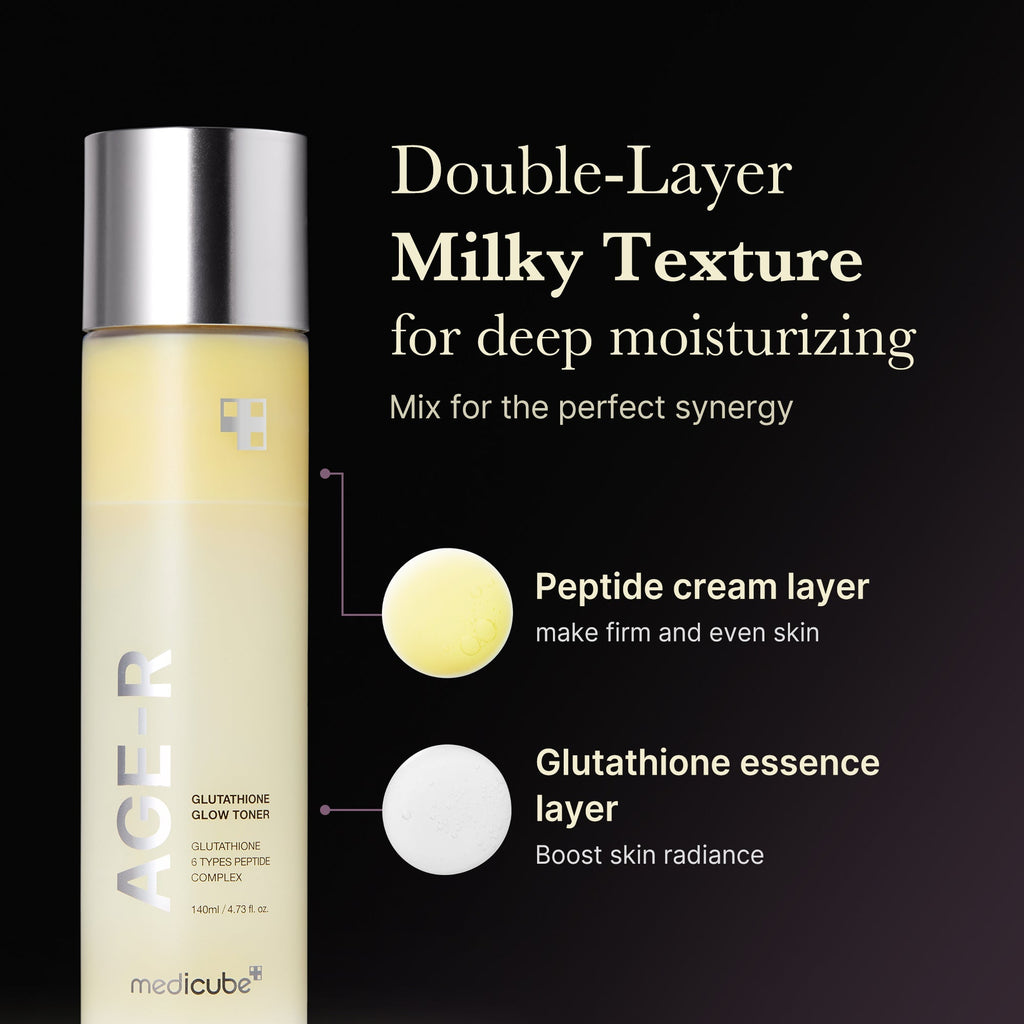 AGE-R Glutathione Glow Milk Toner - Skincare Favorites