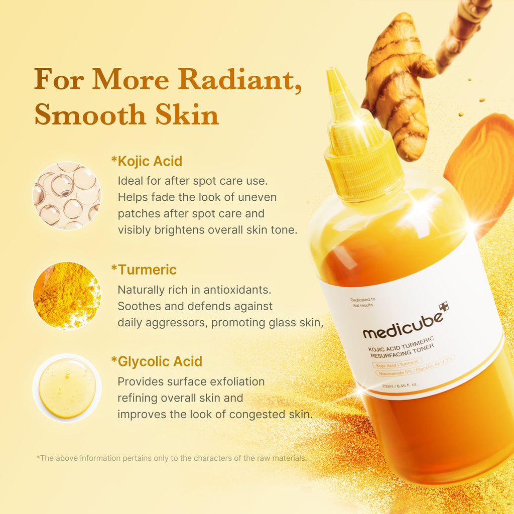 Kojic Acid Turmeric Toner - Made for Skin Care