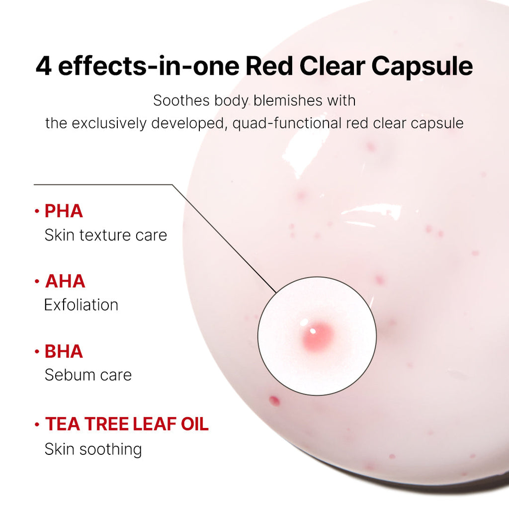 Red Clear Capsule Body Lotion - Skin Care Ready