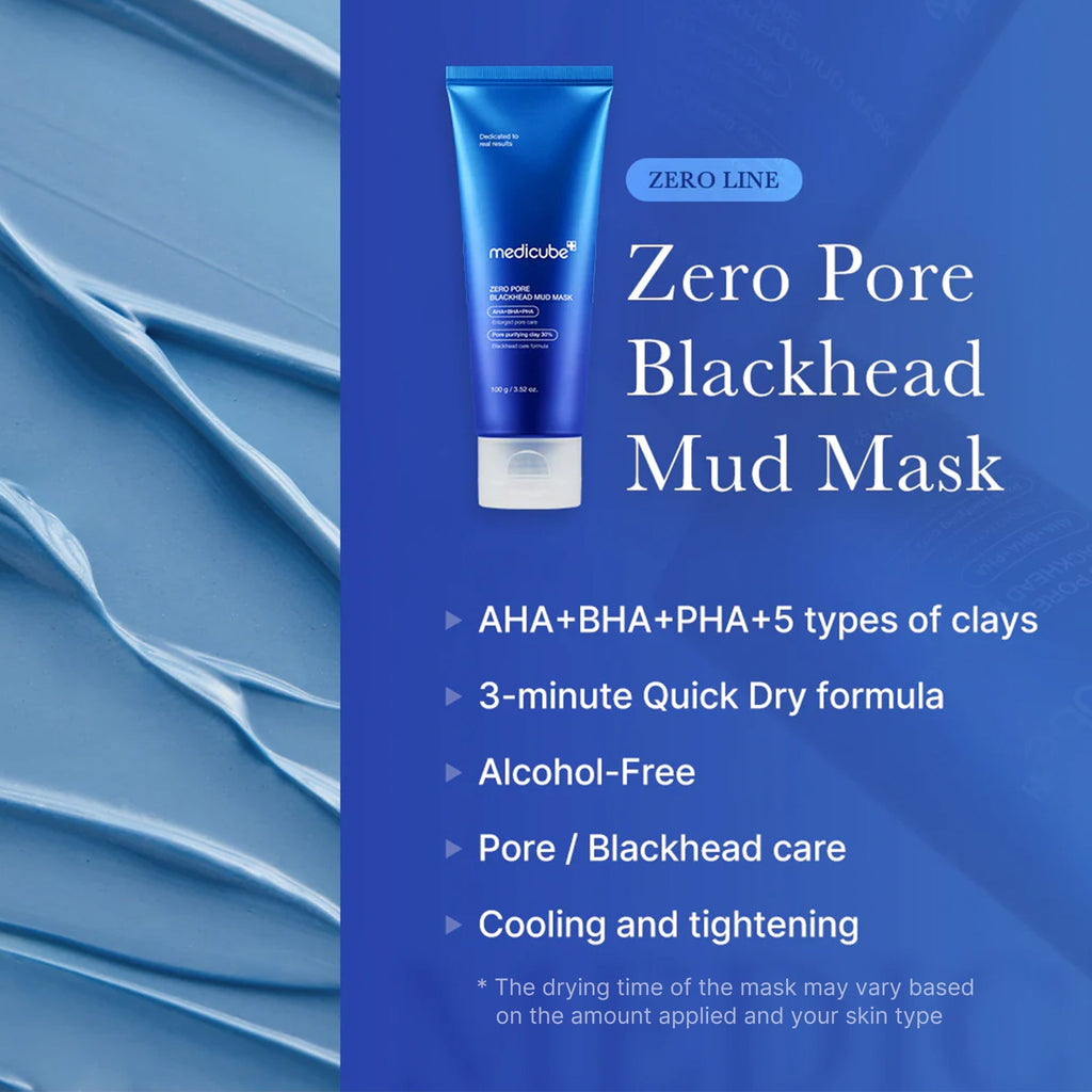Zero Pore Blackhead Mud Mask - Your Glow Routine