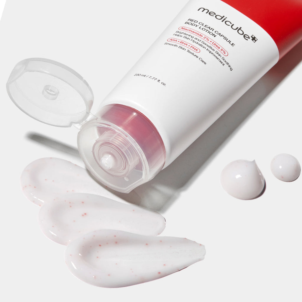 Red Clear Capsule Body Lotion - Skin Care Ready