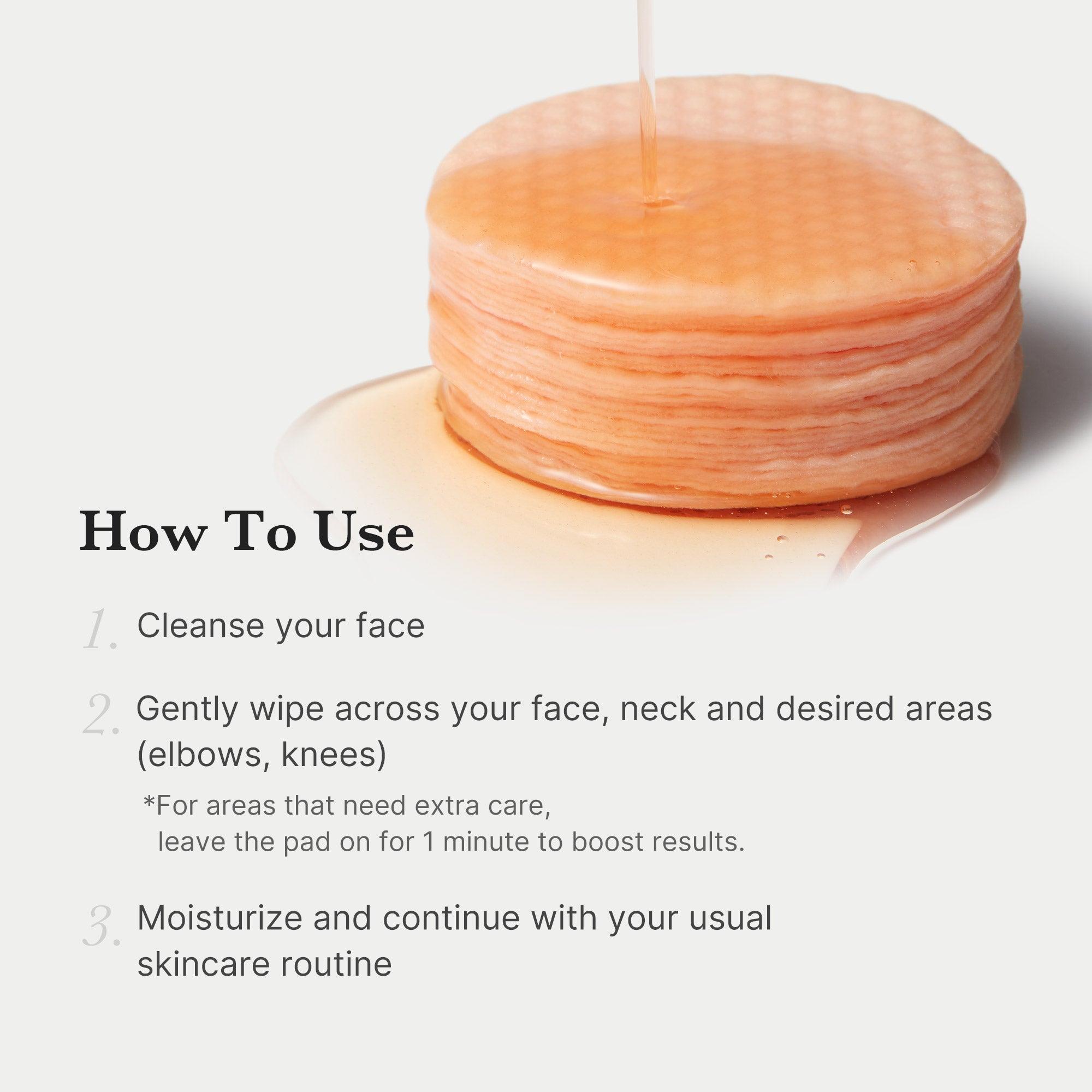 Red Succinic Acid Panthenol Pads - Glow Care Made Easy