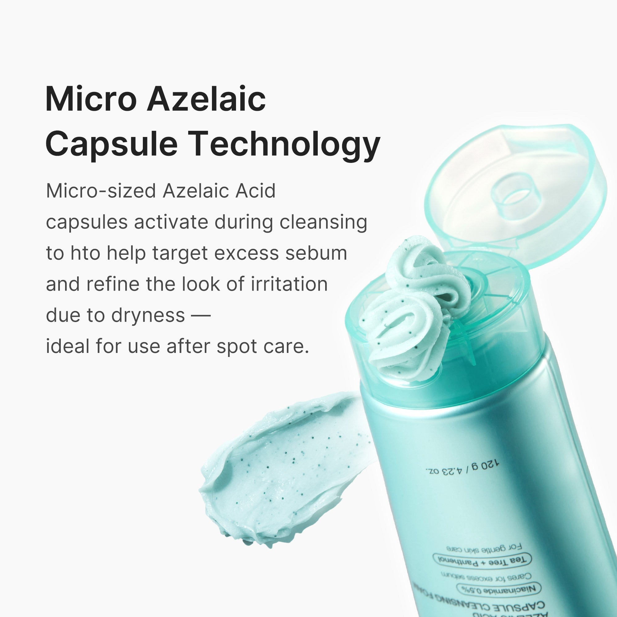 Azelaic Acid Capsule Foam Cleanser - Made for Your Routine