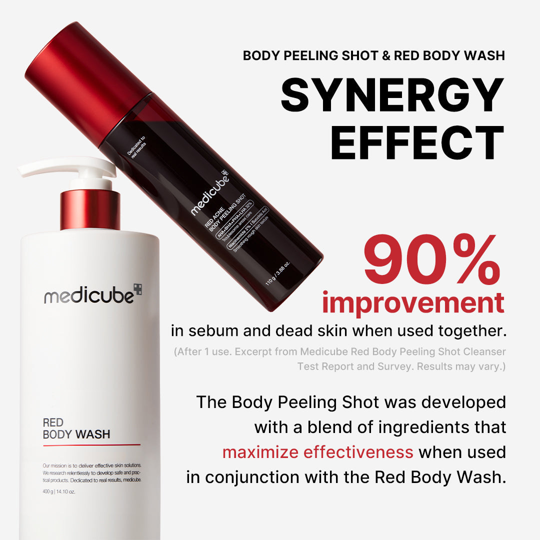 Red Body Peeling Shot Cleanser - Daily Skin Moment