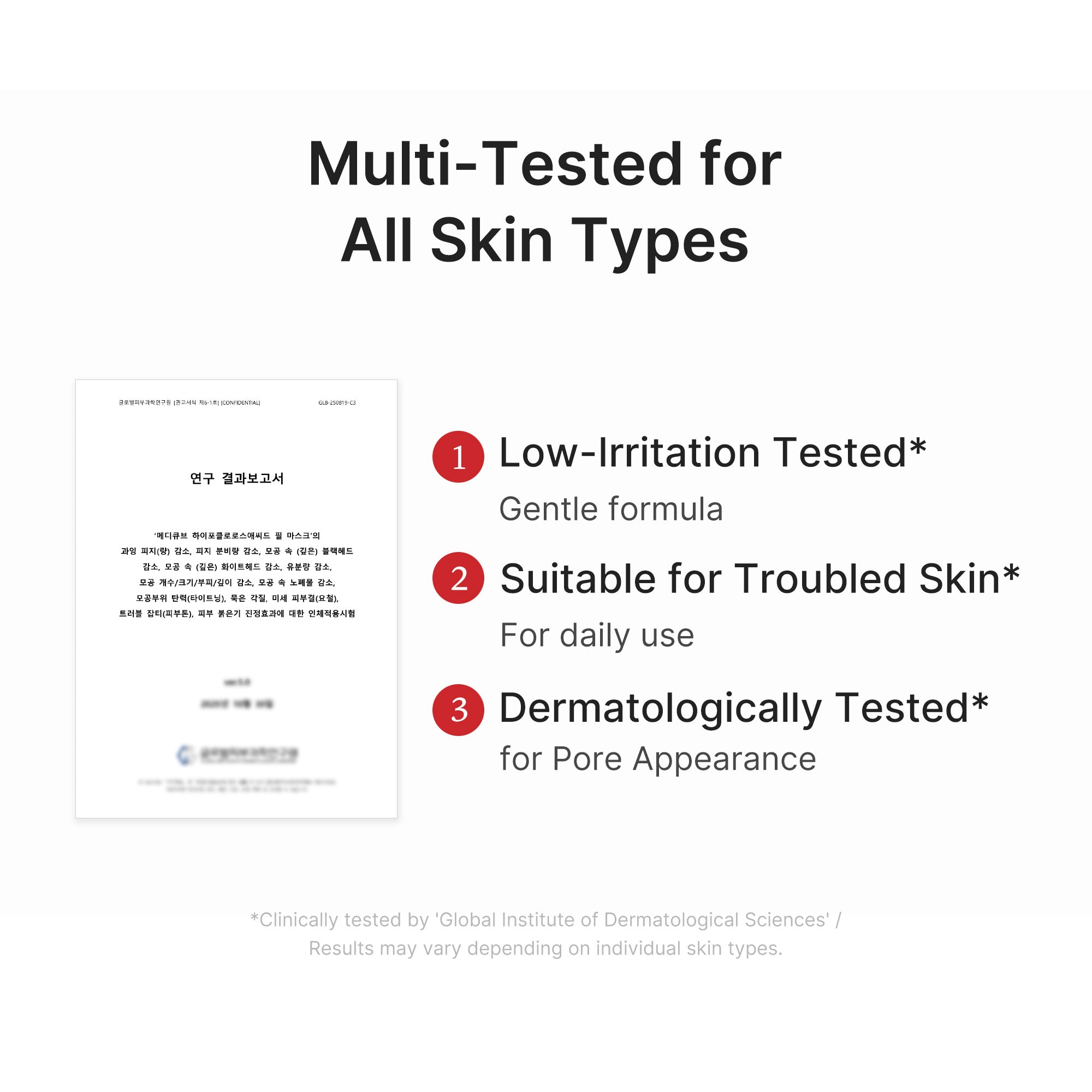 Hypochlorous Acid Peel Mask - Fresh Face Routine