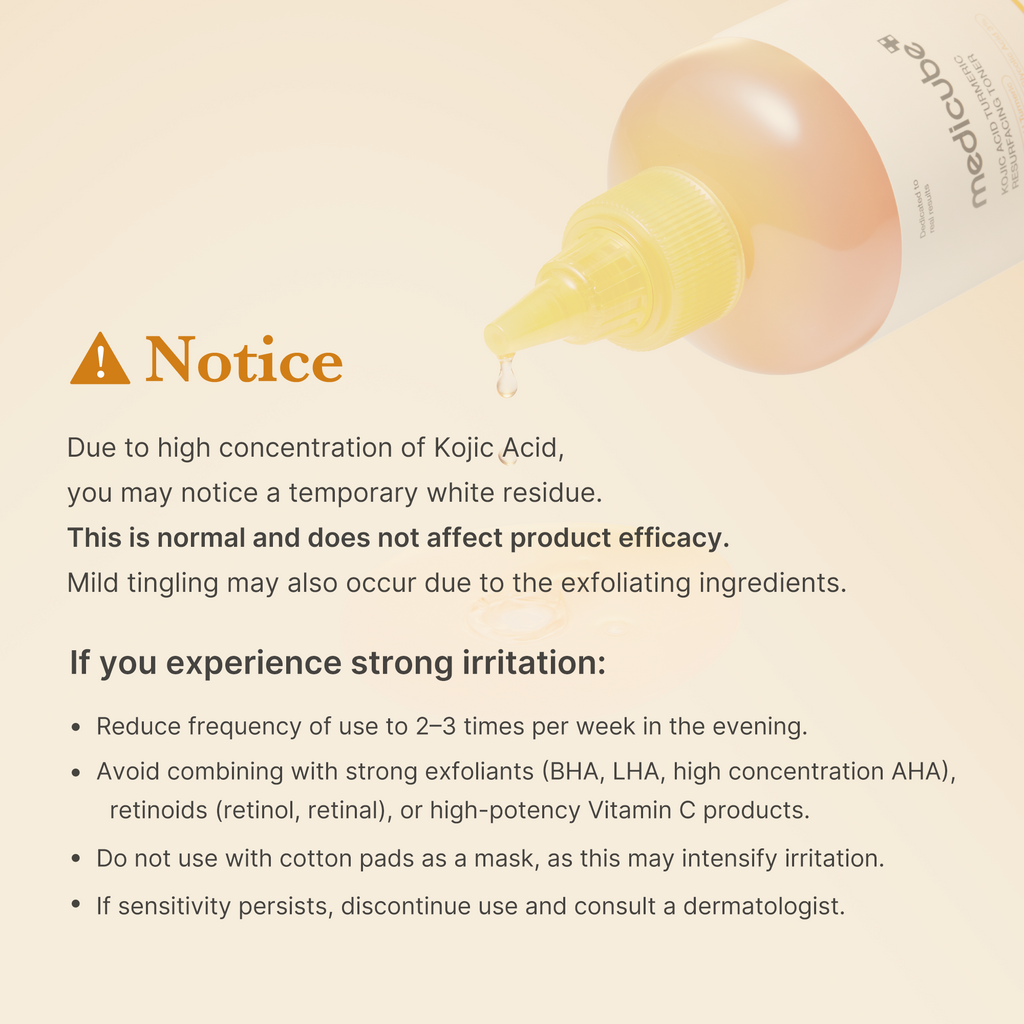 Kojic Acid Turmeric Toner - Made for Skin Care