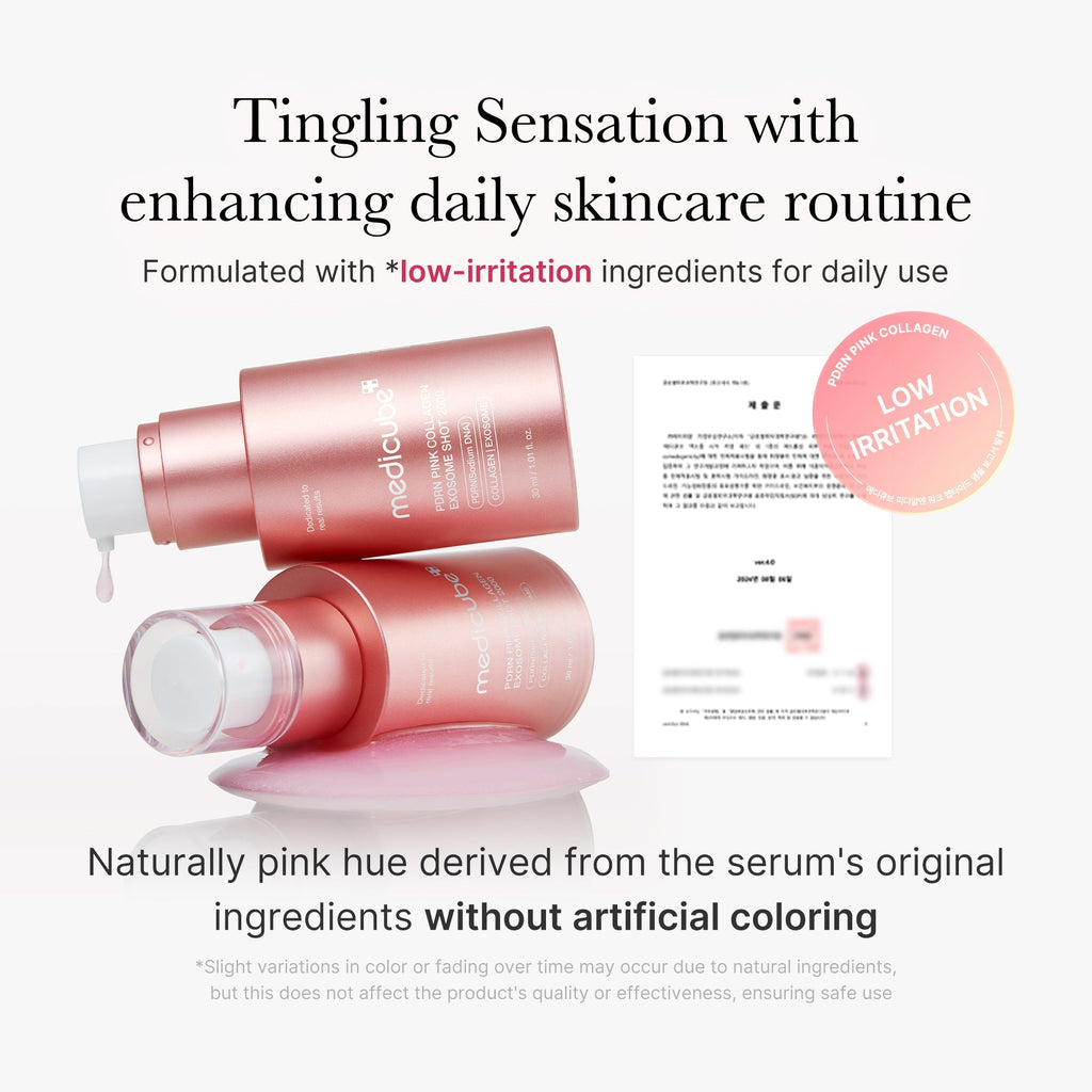 PDRN Pink Collagen Exosome Shot - Skincare Favorites