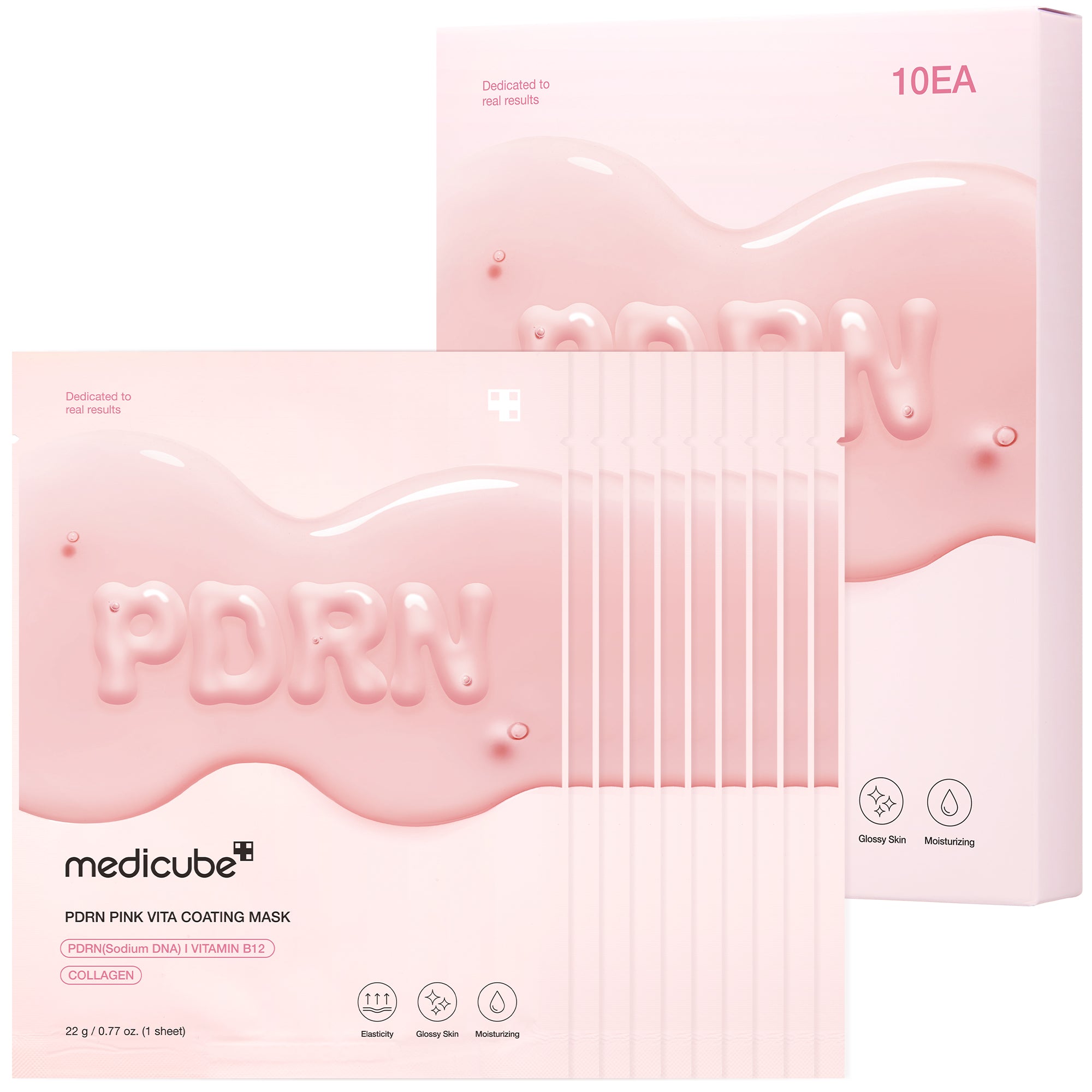 PDRN Pink Vita Coating Sheet Mask - Glow Skin Pick