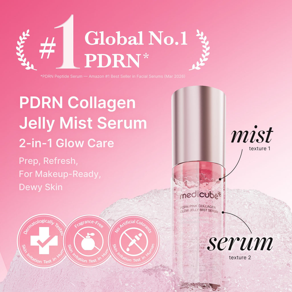 PDRN Pink Collagen Glow Jelly Mist Serum - Beauty Care Daily