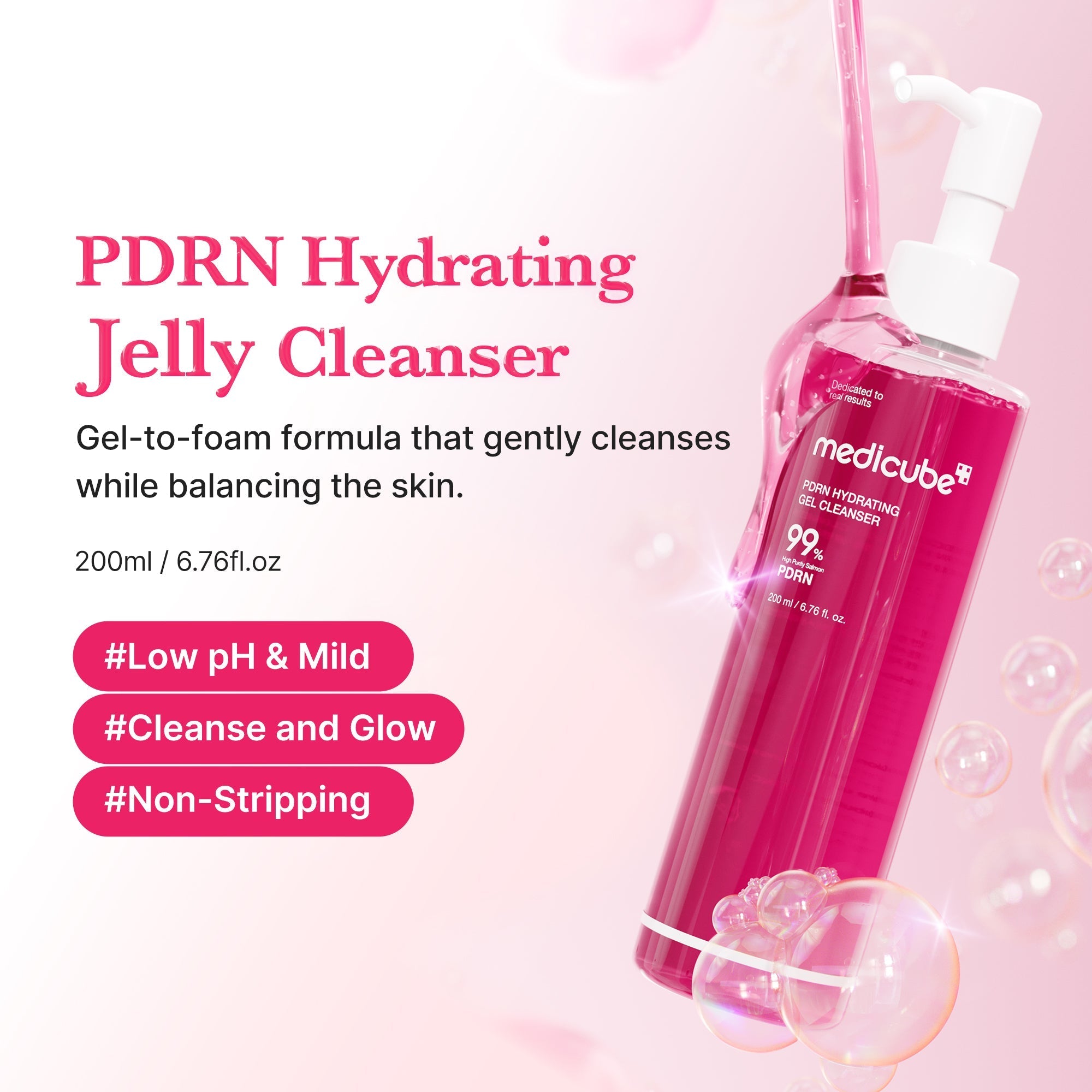 PDRN Pink Gel Cleanser - Your Everyday Routine