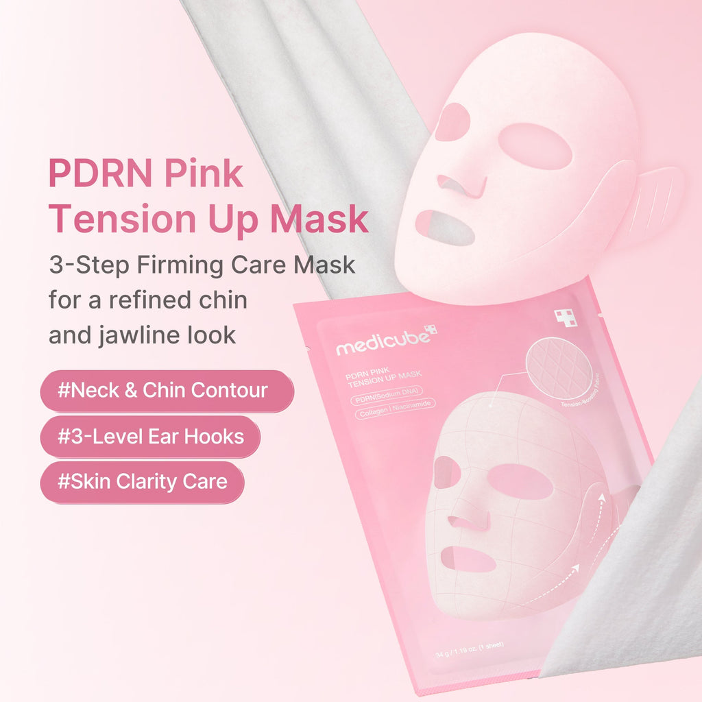 PDRN Pink Tension Up Mask - Smooth Skin Routine