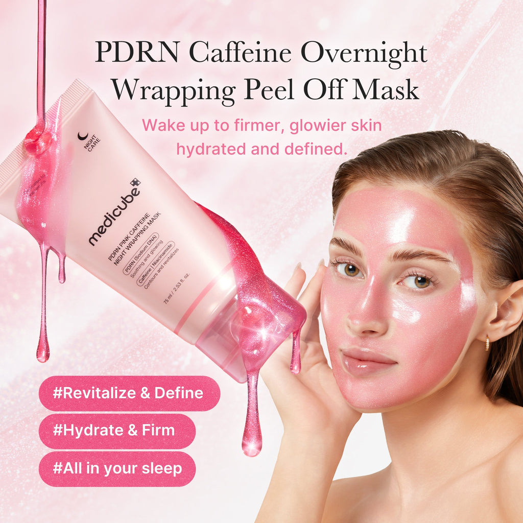 PDRN Pink Caffeine Overnight Wrapping Mask - Soft and Fresh