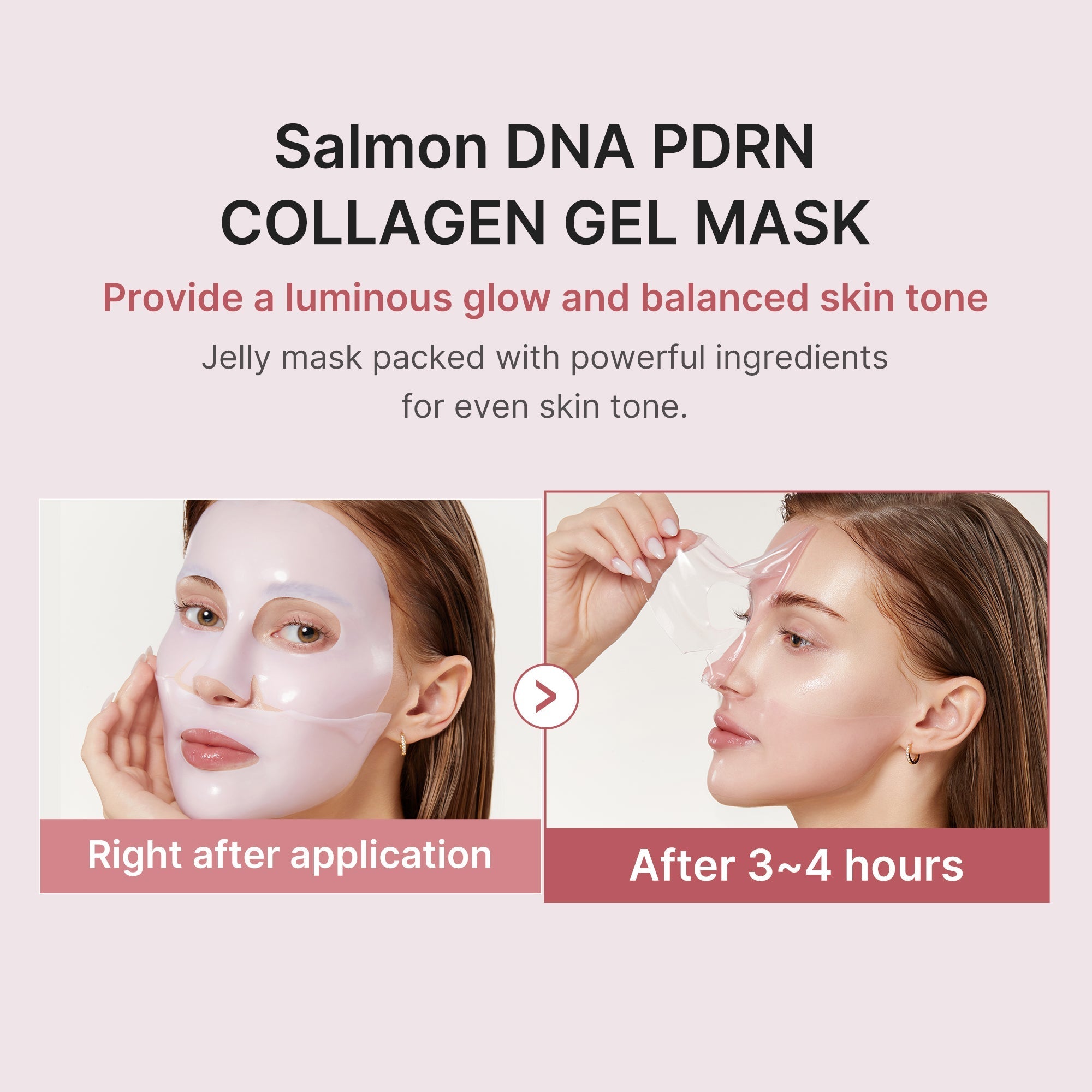 Salmon PDRN Pink Collagen Jelly Gel Mask - Better Daily Care