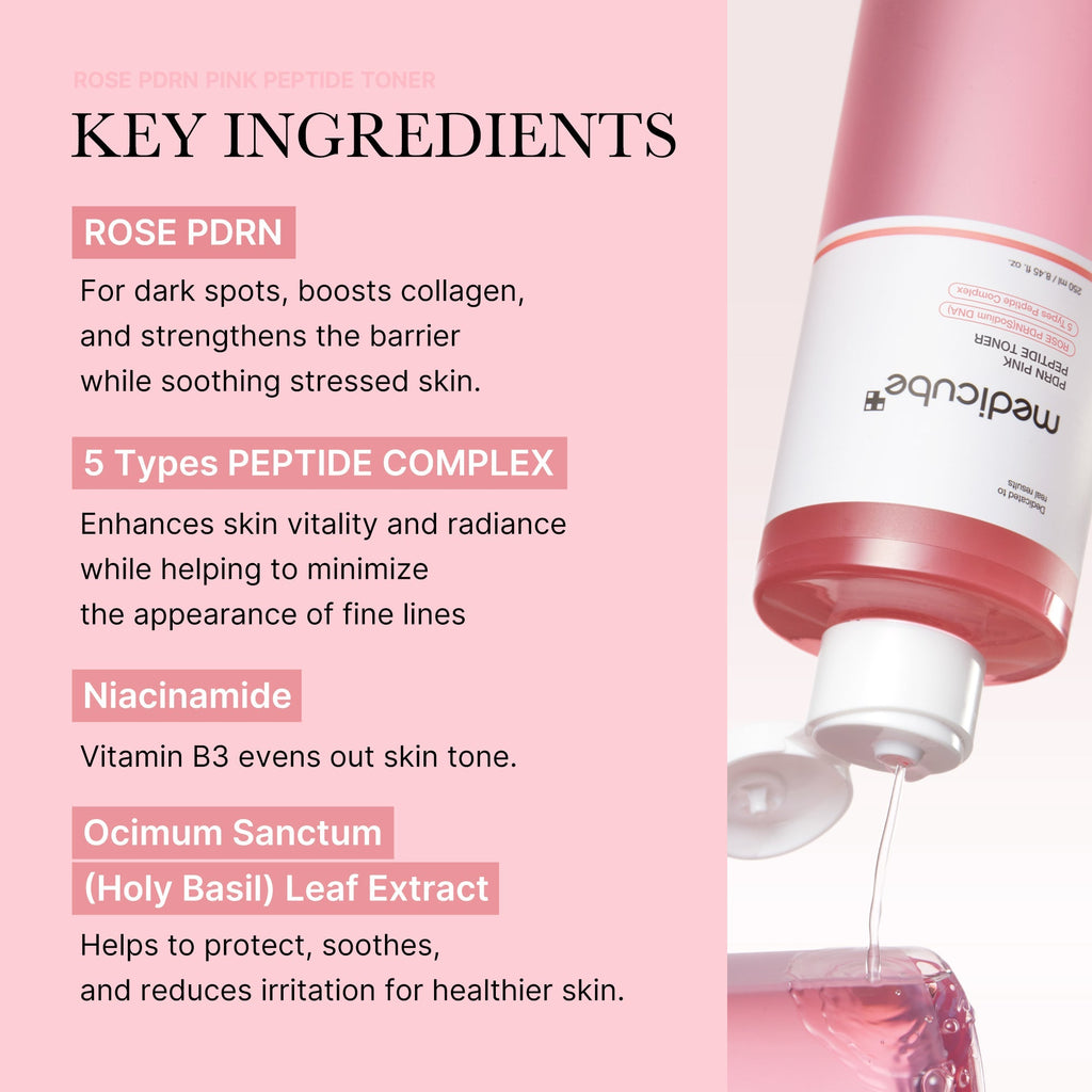 PDRN Pink Peptide Toner - Soft Skin Routine