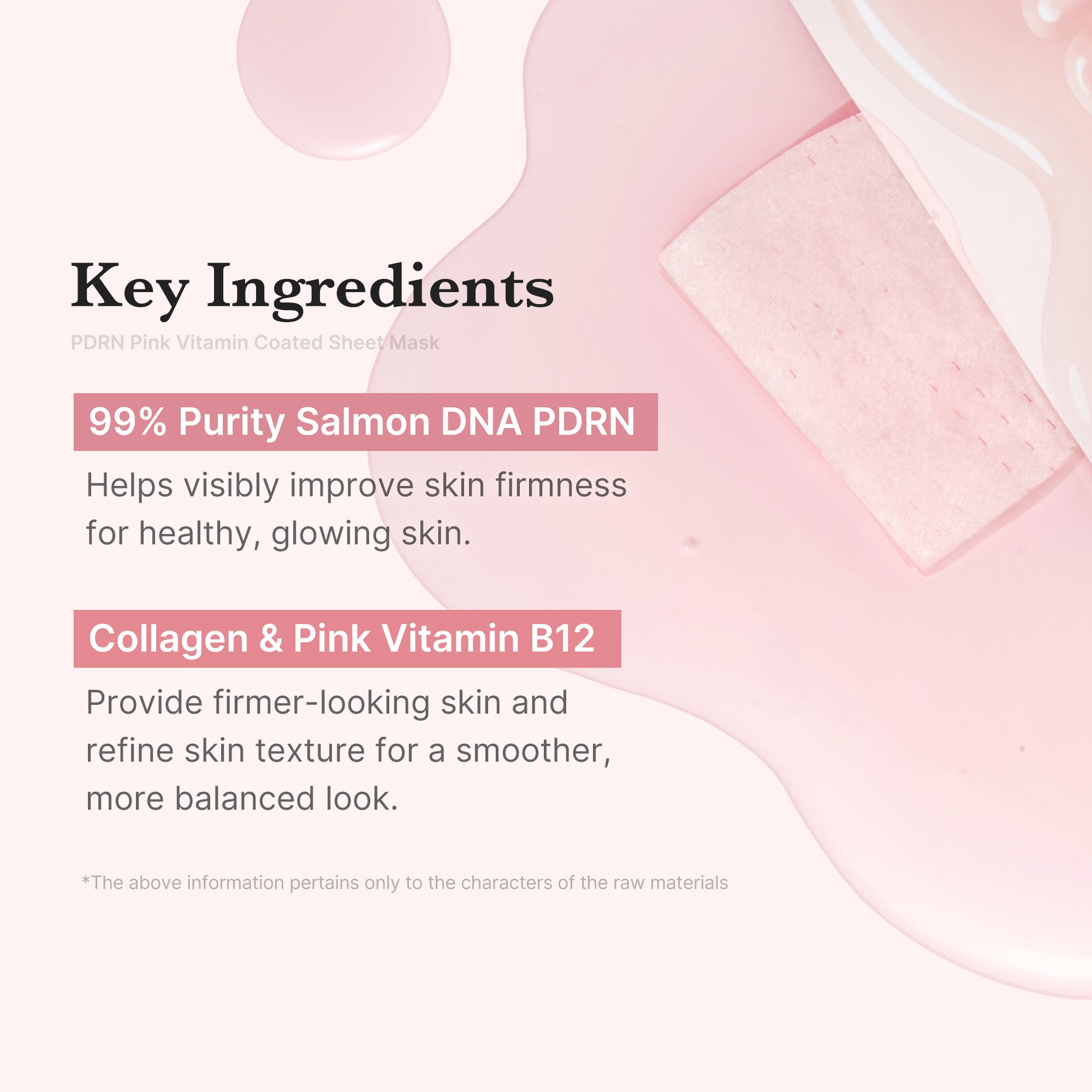 PDRN Pink Vita Coating Sheet Mask - Glow Skin Pick