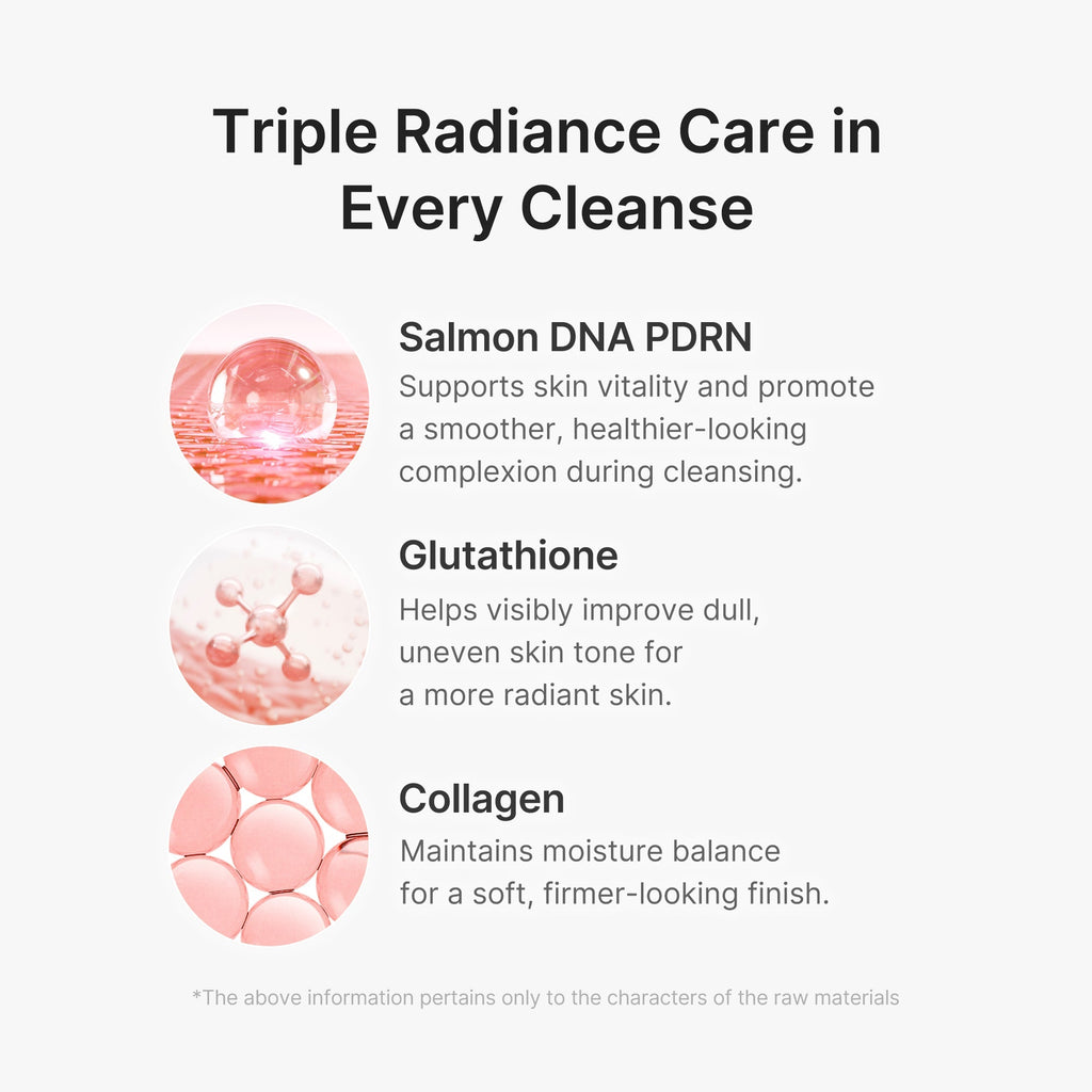 PDRN Pink Glutathione Capsule Foam Cleanser - Skin Refresh Daily