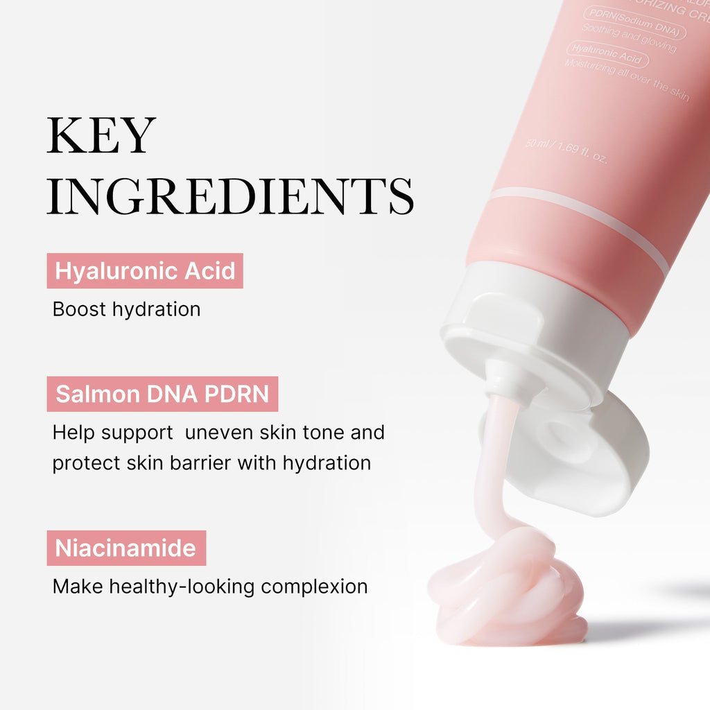 PDRN Pink Peptide Cream - Hydrated-Looking Skin