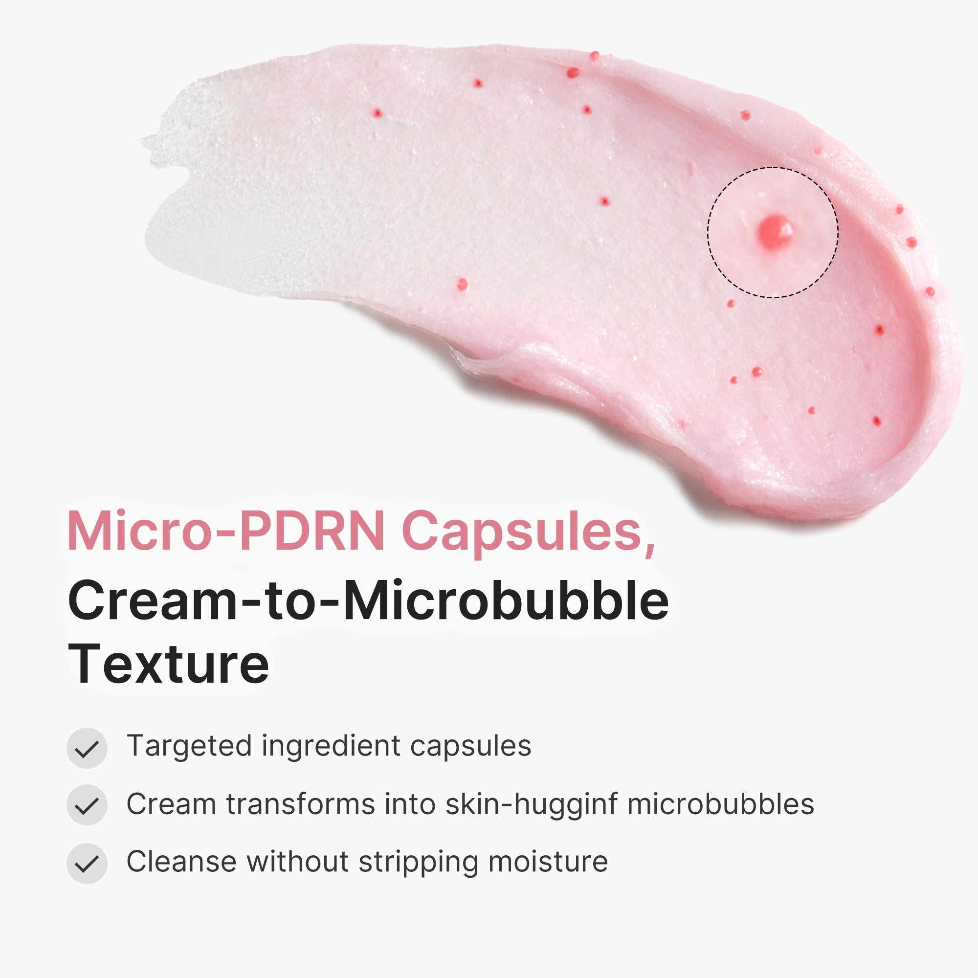 PDRN Pink Glutathione Capsule Foam Cleanser - Skin Refresh Daily