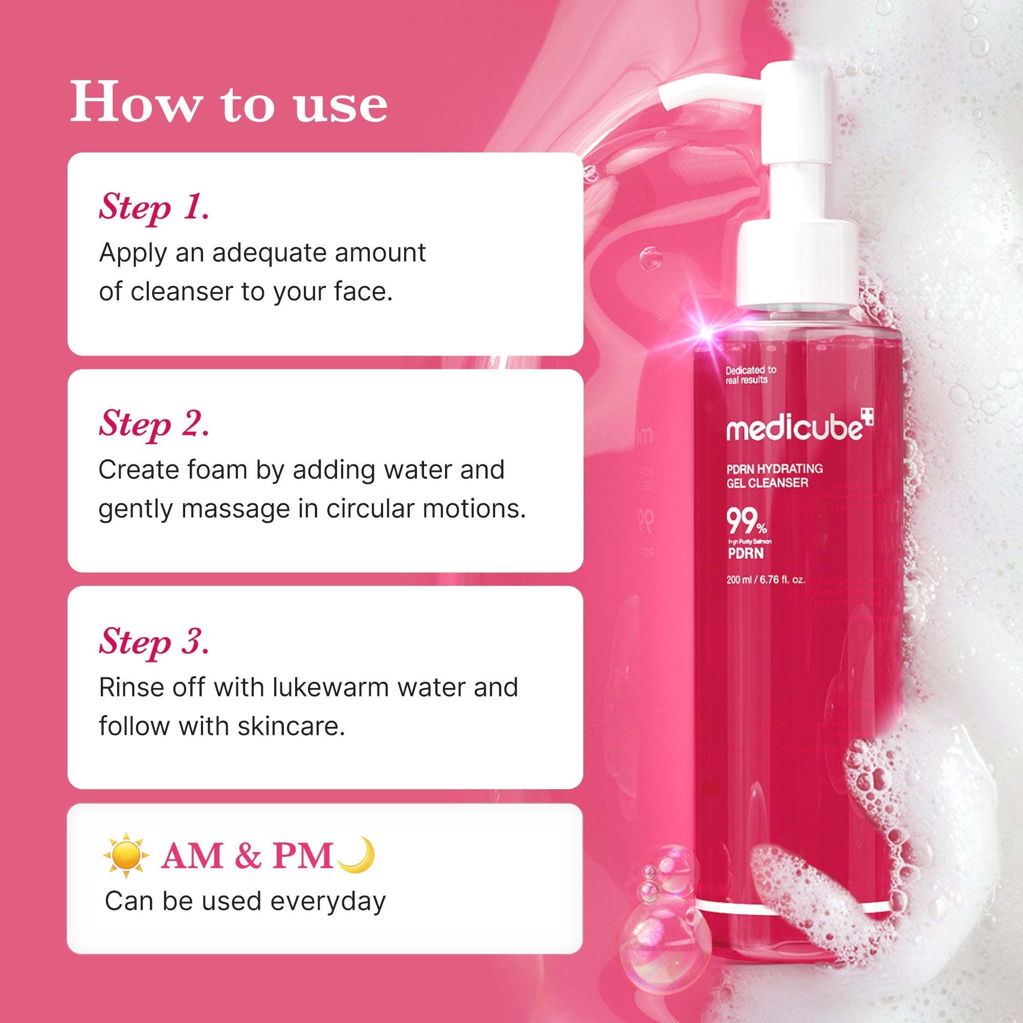 PDRN Pink Gel Cleanser - Your Everyday Routine