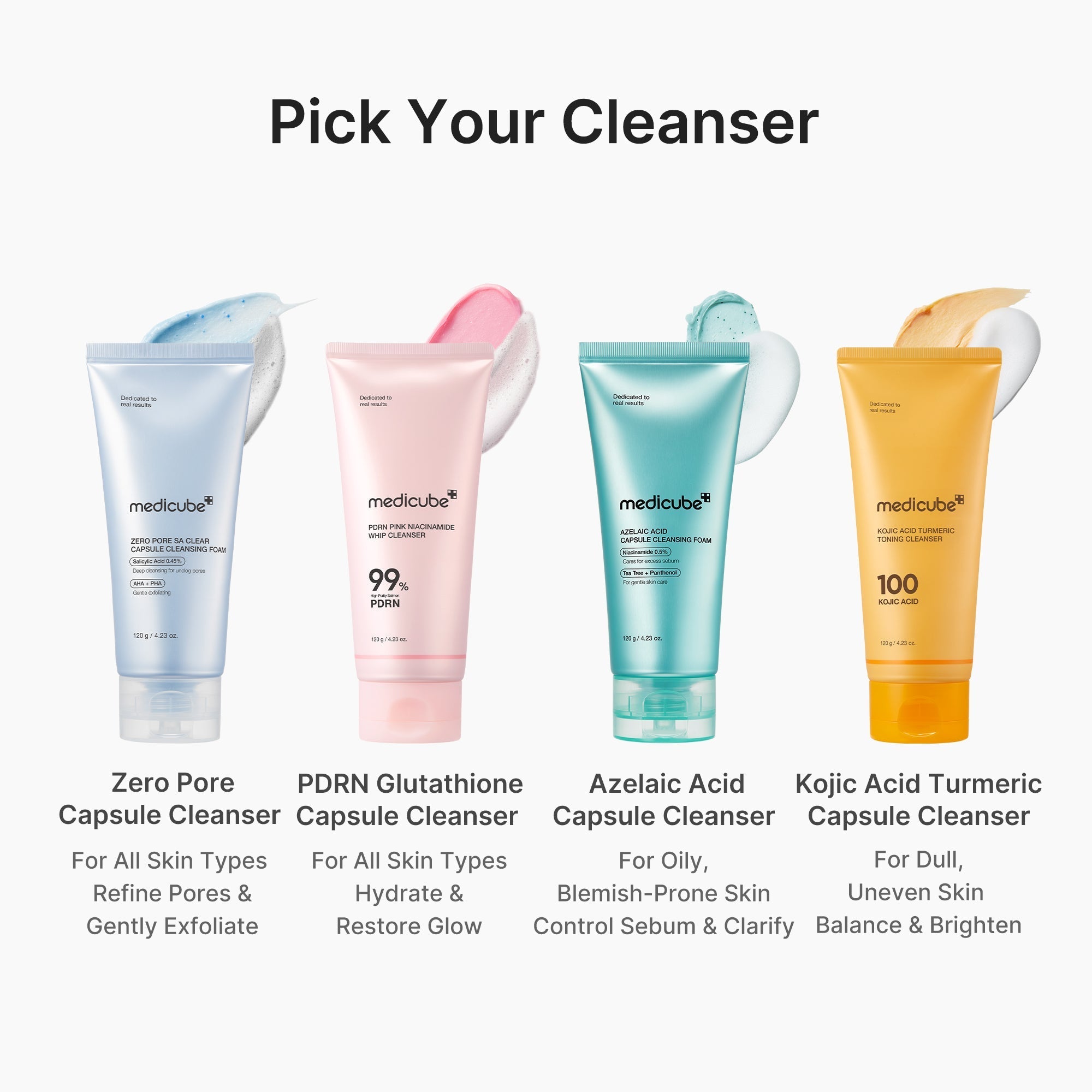 PDRN Pink Glutathione Capsule Foam Cleanser - Skin Refresh Daily