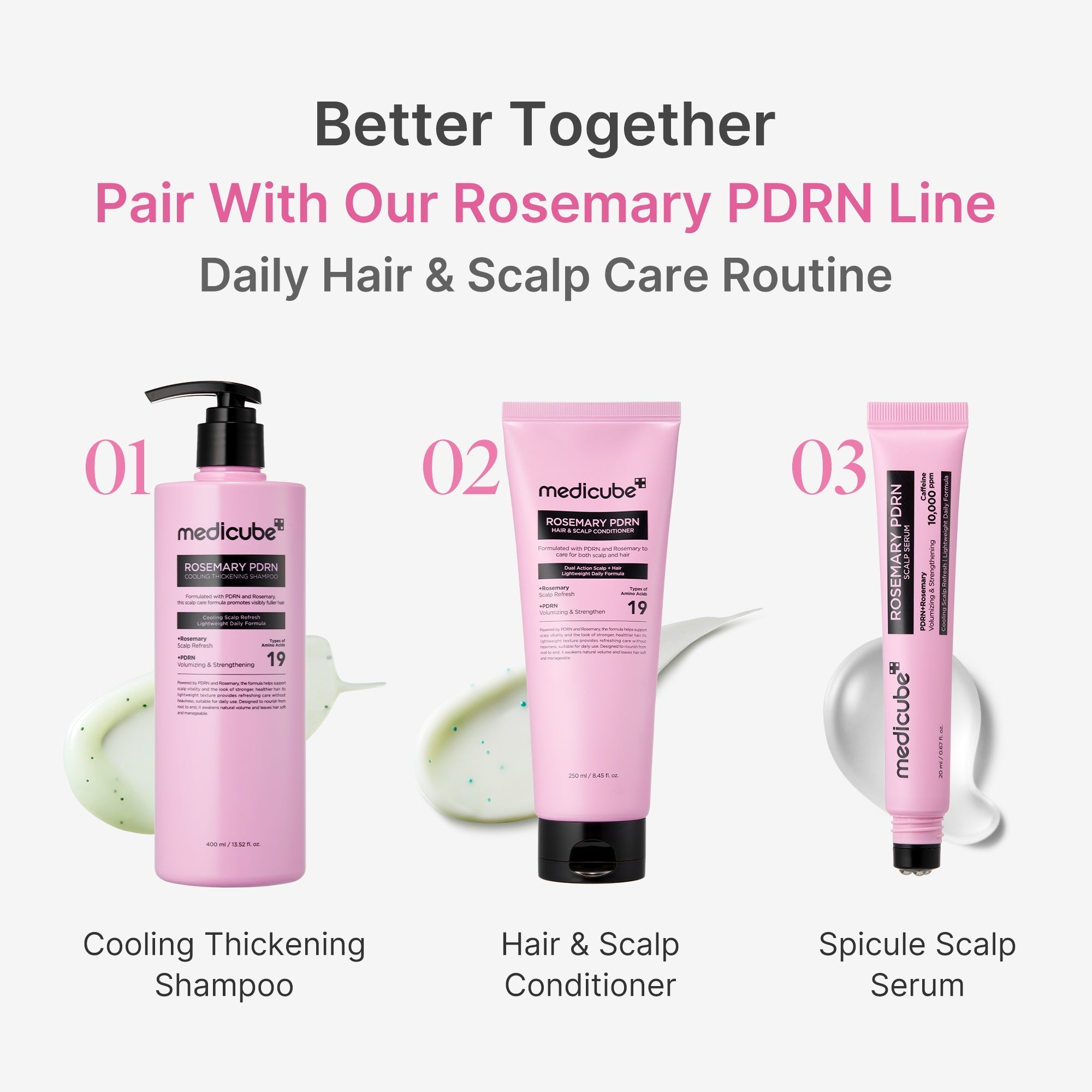 Rosemary PDRN Cooling Thickening Shampoo - Fresh Skin Made Easy