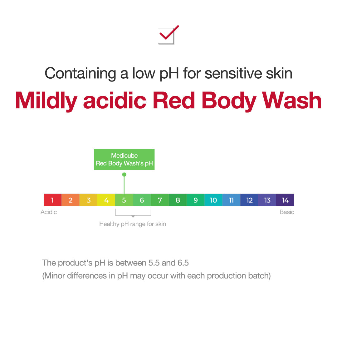 Red Body Wash - Glow Care Daily